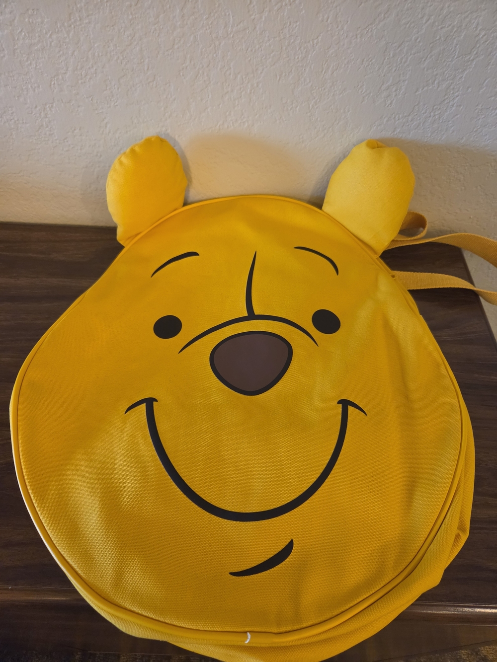 2026 Disney Parks Winnie The Pooh Big Face Yellow Canvas Tote Bag New, not tags,